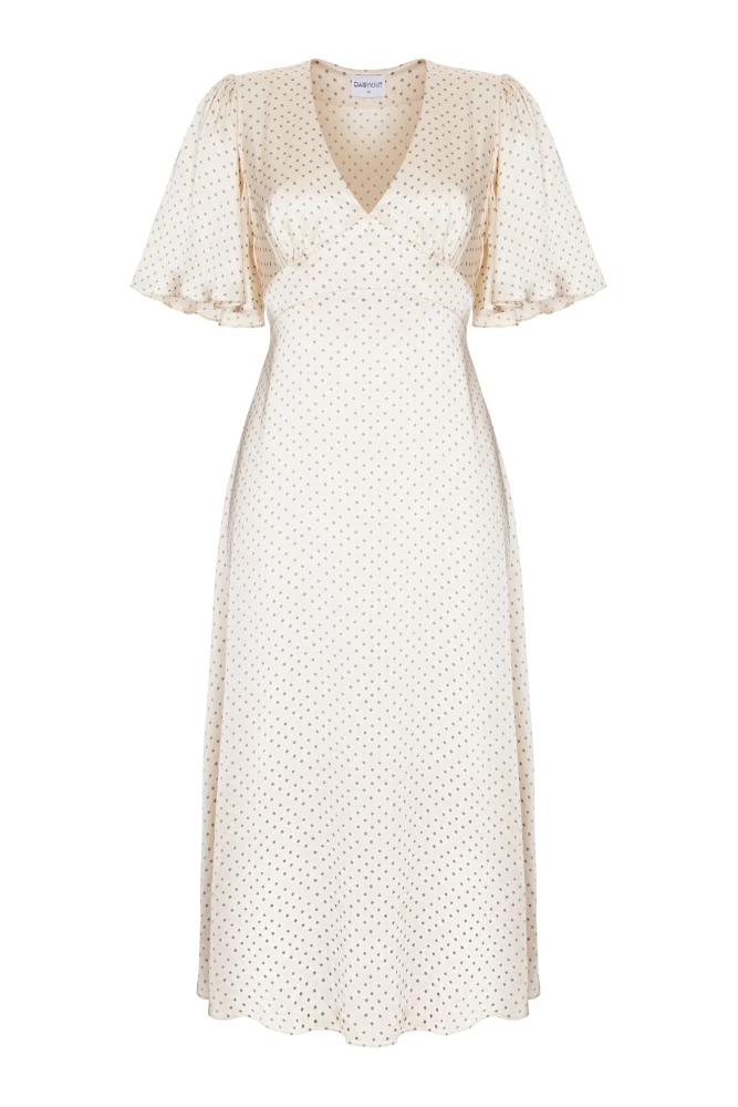 Платье с фигурной кокеткой