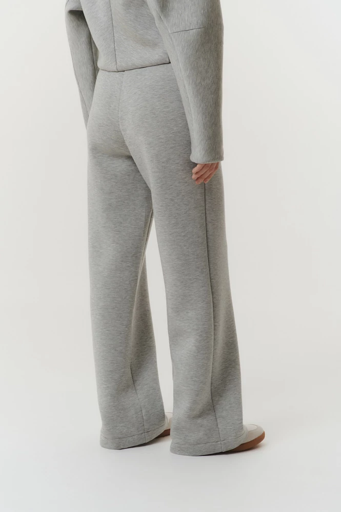 Брюки трикотажные меланж