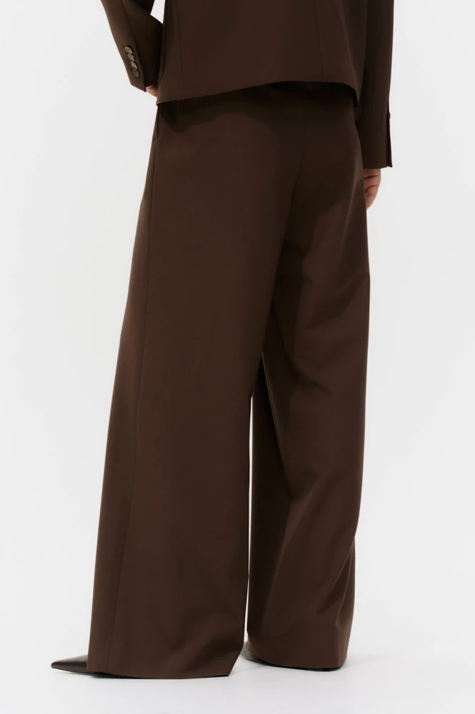 Брюки широкие на кулиске