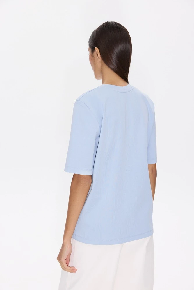 Футболка базовая с удлиненным рукавом