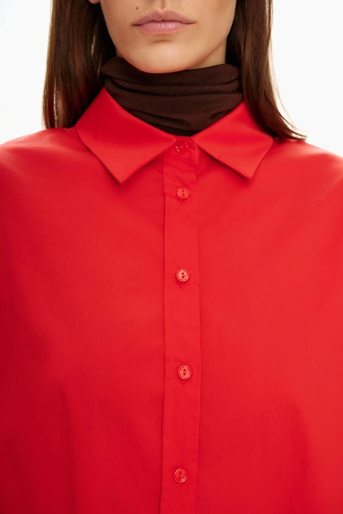 Рубашка базовая из хлопка