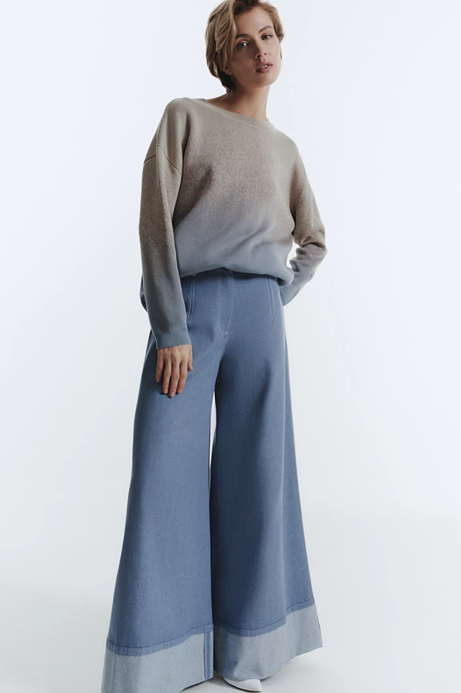 Джемпер с эффектом градиент