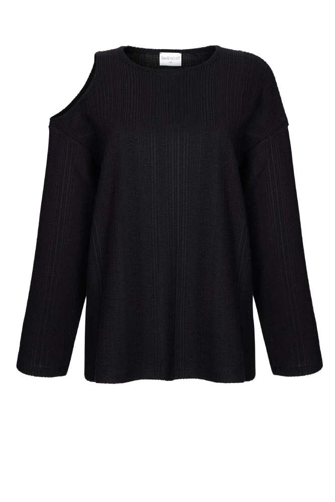 Свитшот с вырезом на плече