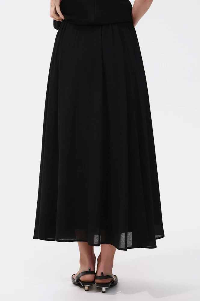 Юбка миди из итальянской фактурной вискозы