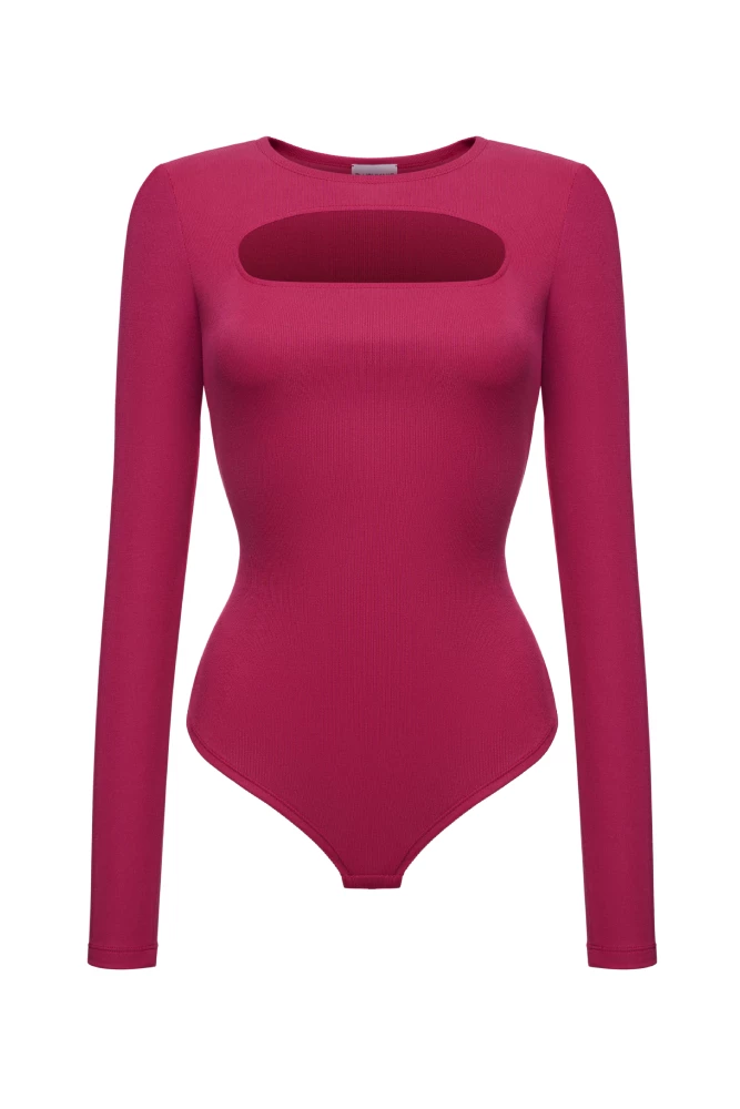 Боди с вырезом