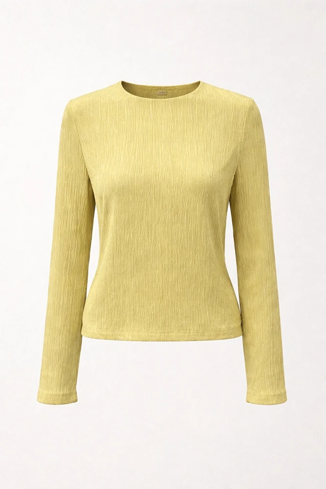 Лонгслив из фактурной ткани