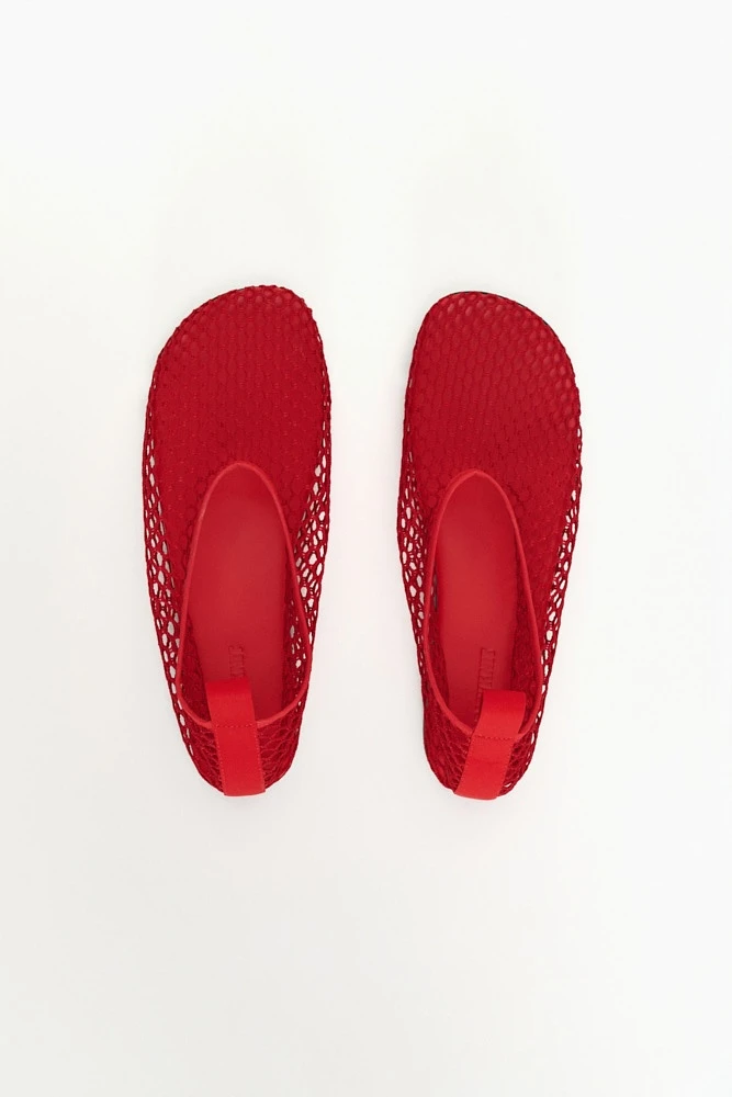 Балетки плетеные