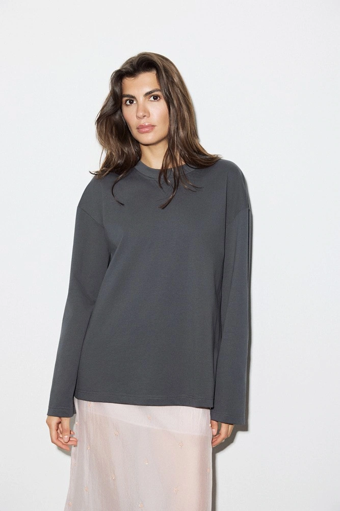 Лонгслив из хлопка