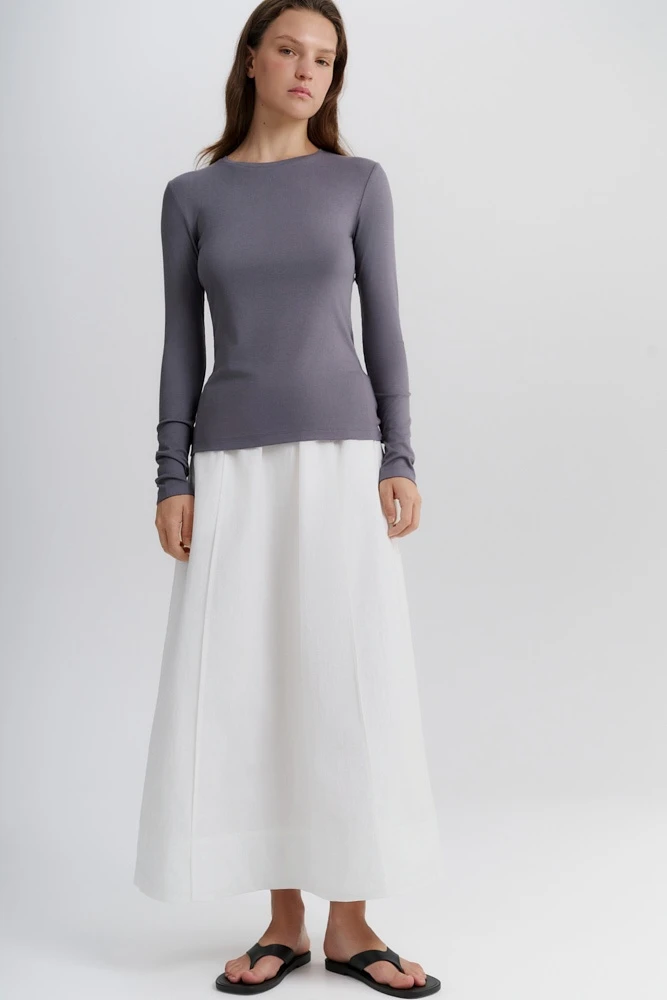 Лонгслив трикотажный из нежного хлопка