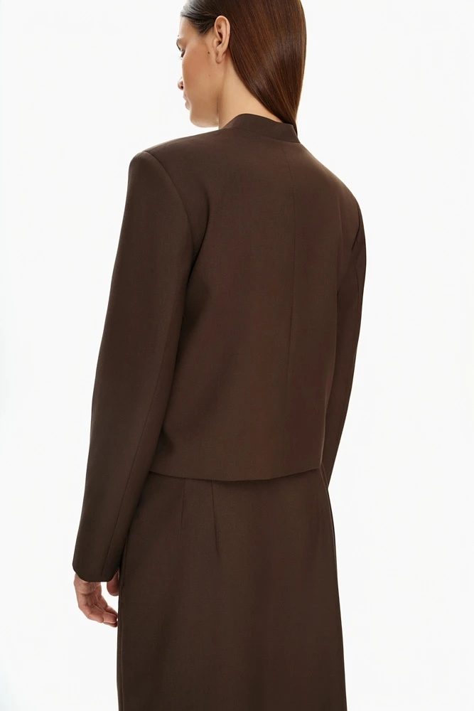 Жакет укороченный в винтажном стиле