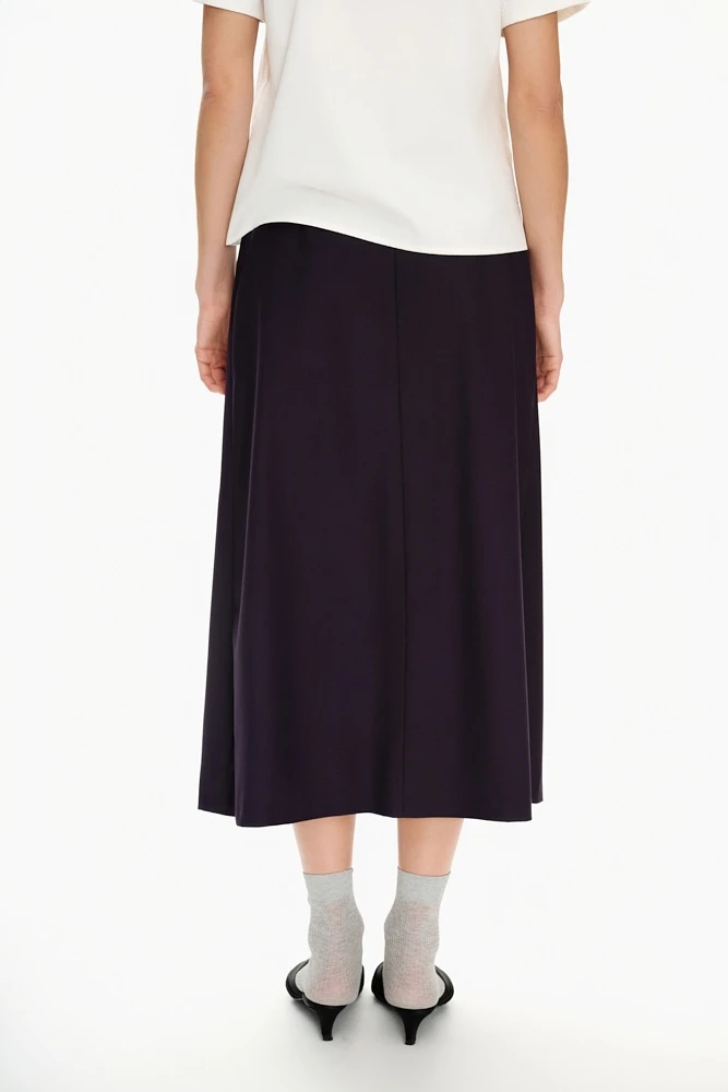 Юбка миди со складками