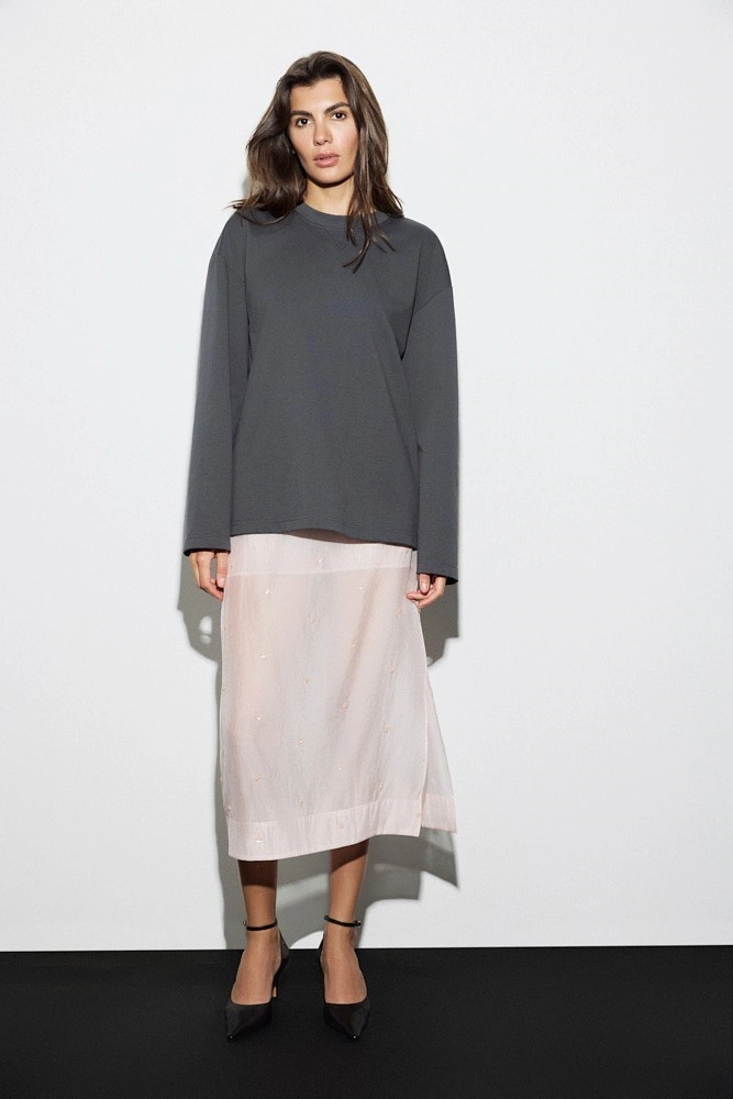 Лонгслив из хлопка