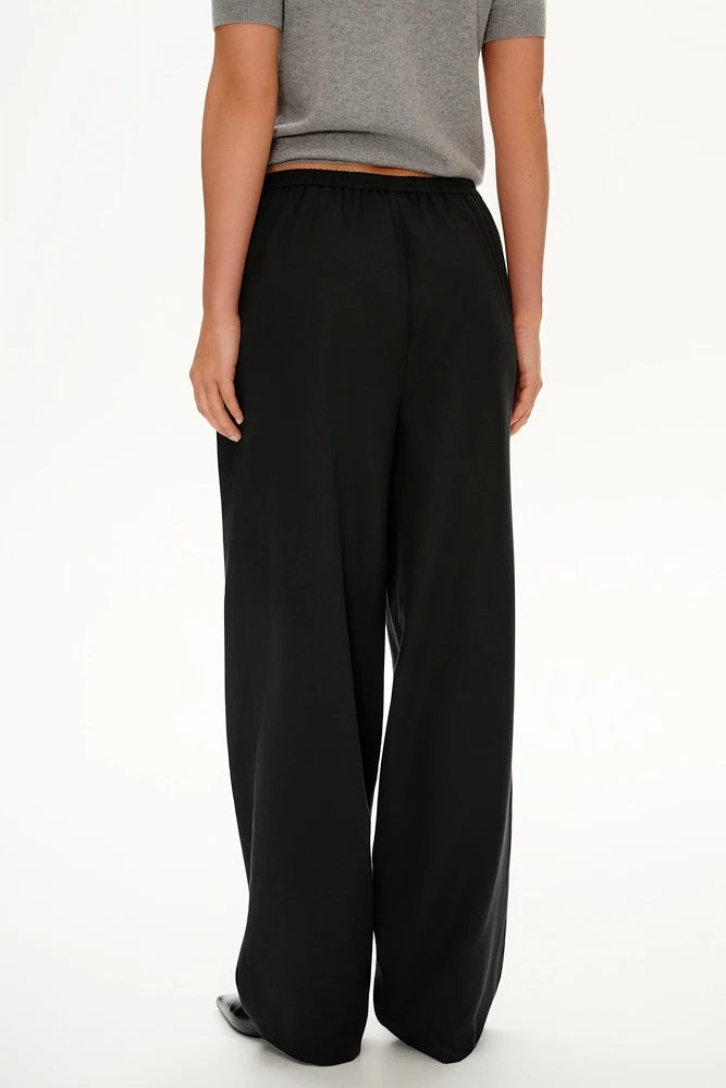 Брюки широкие из тенсела и хлопка