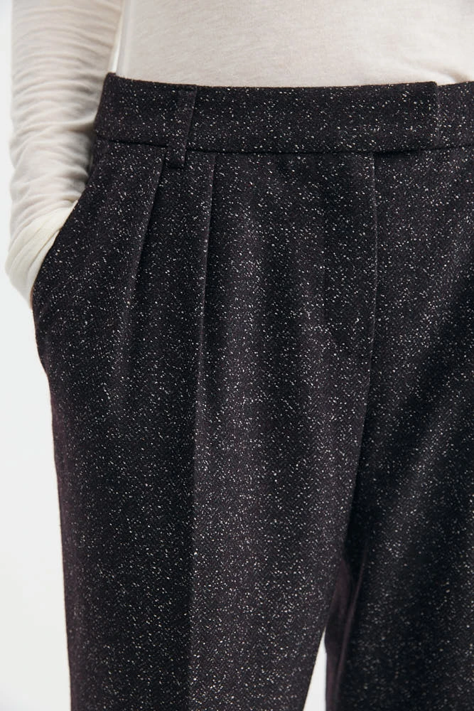 Брюки широкие из итальянской шерсти