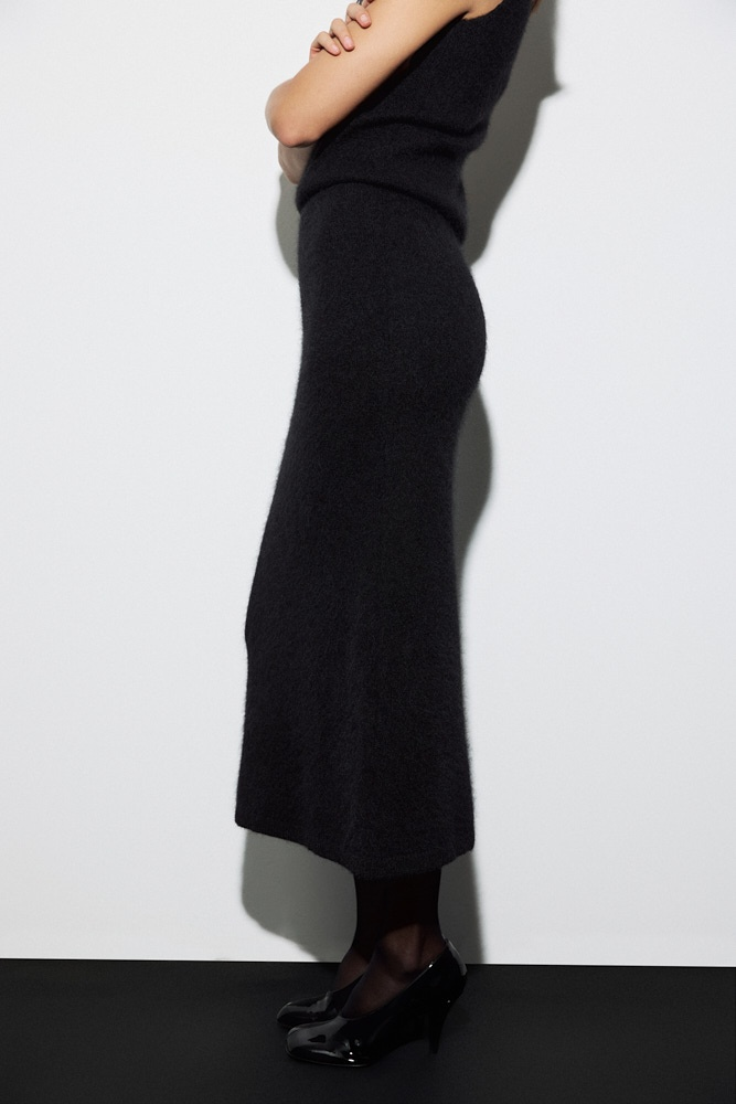 Юбка вязаная из альпака