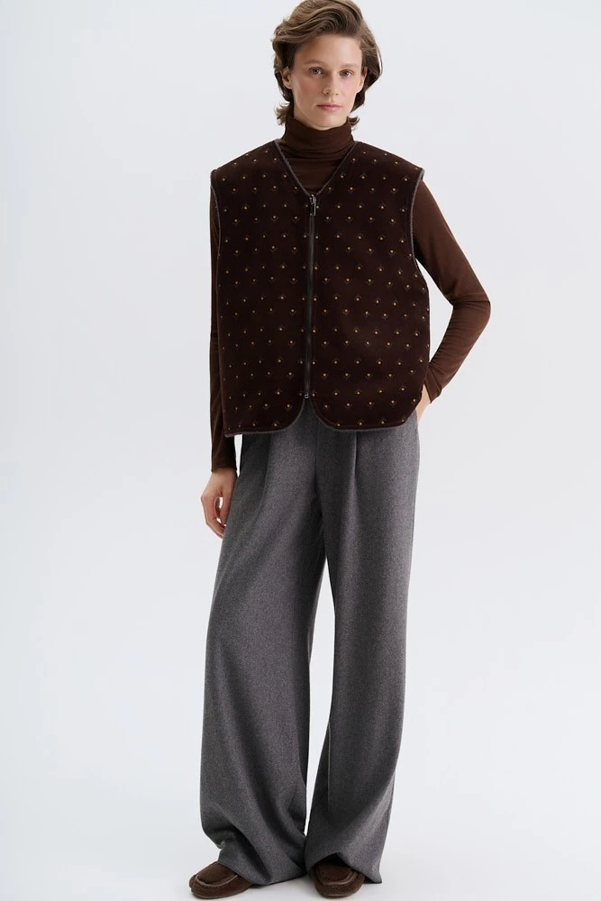 Жилетка двухсторонняя из шерсти