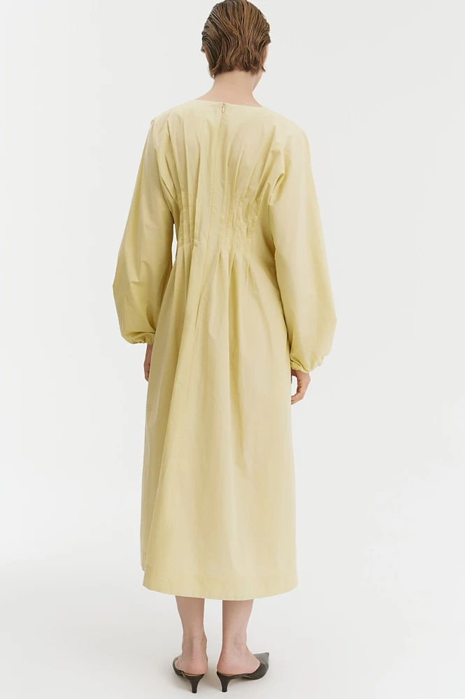 Платье силуэт песочные часы из хлопка