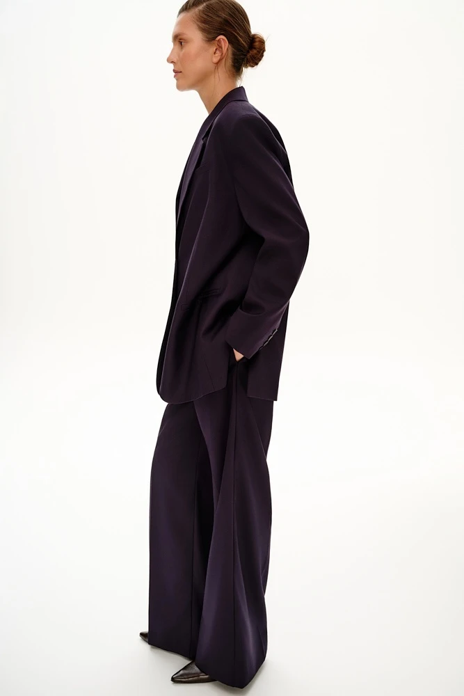 Жакет оверсайз однобортный