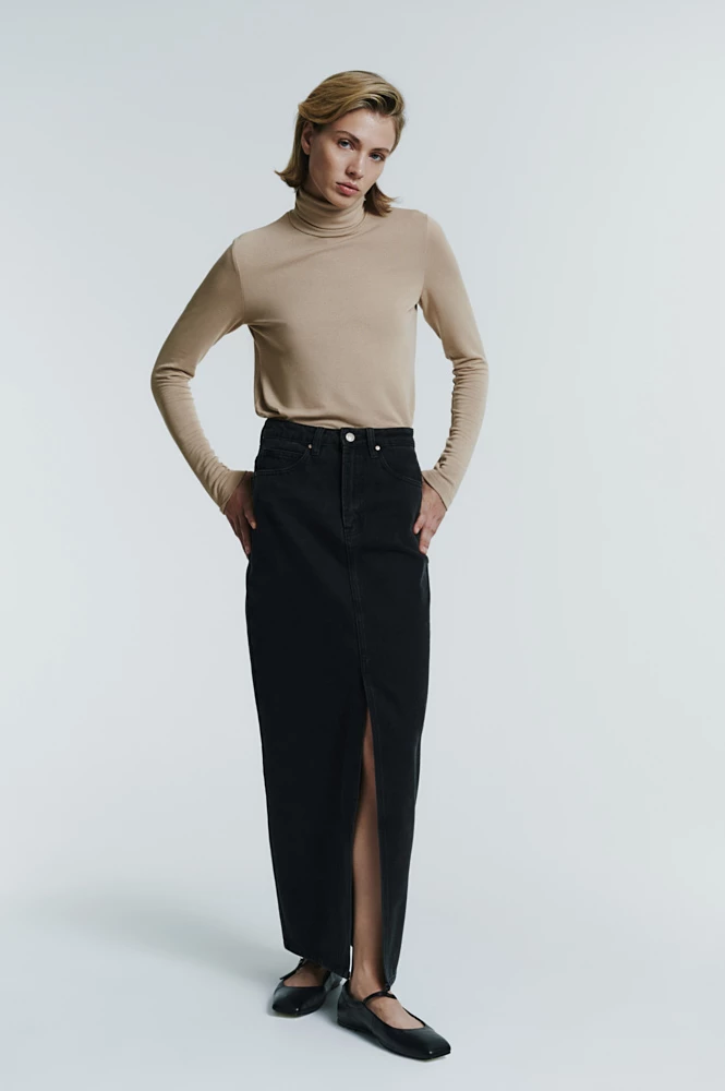 Водолазка базовая из тонкого трикотажа