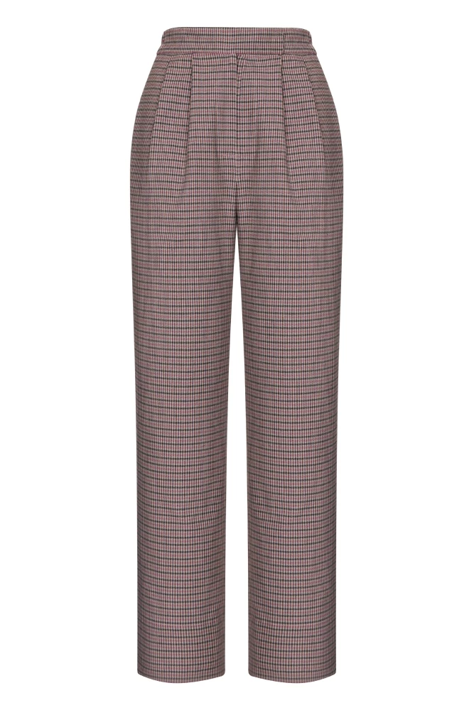 Брюки с высокой посадкой