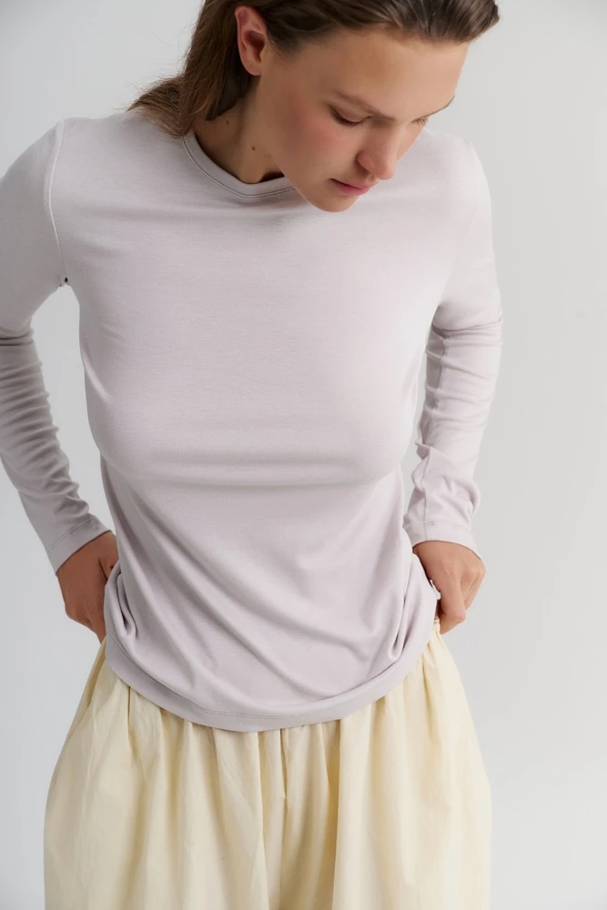 Лонгслив из нежного хлопка