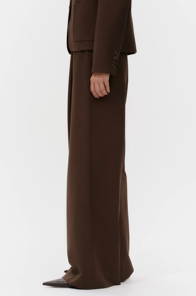 Брюки широкие на кулиске