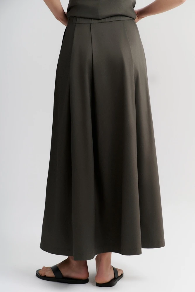 Юбка миди расклешенная