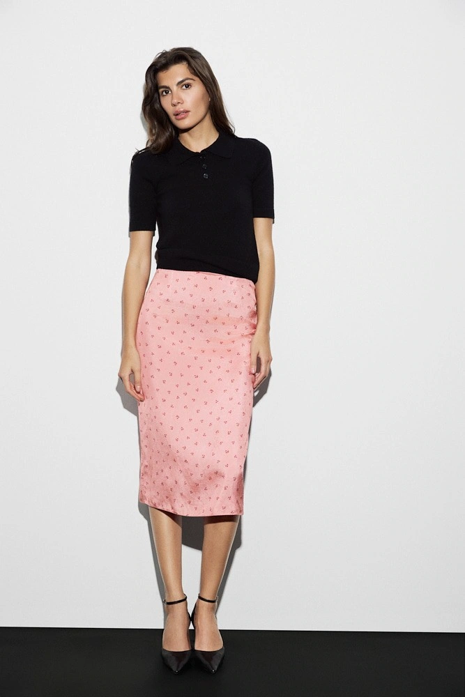 Джемпер поло с акцентным воротником