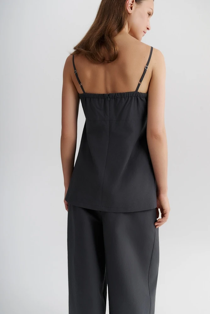 Топ удлинённый из хлопка