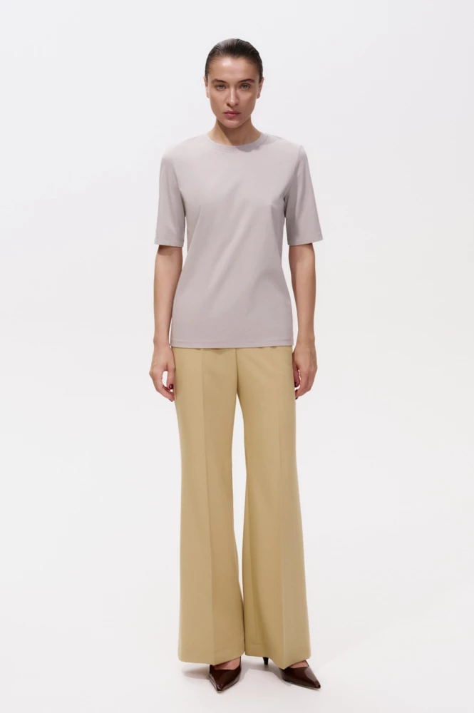 Футболка базовая с удлиненным рукавом