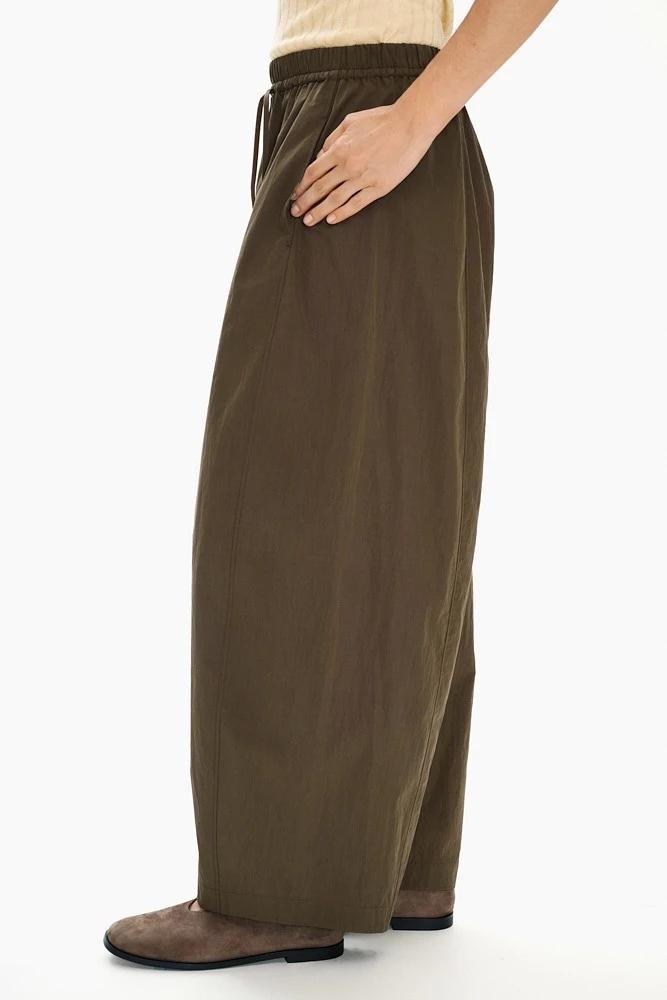 Брюки barrel-leg из хлопка