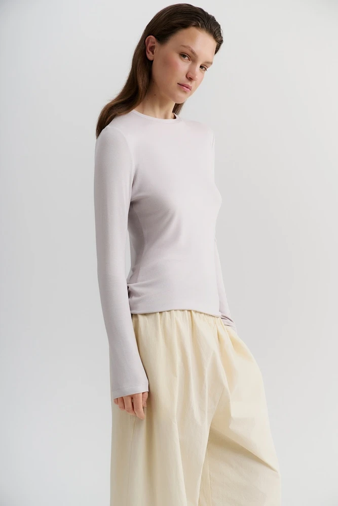 Лонгслив из нежного хлопка