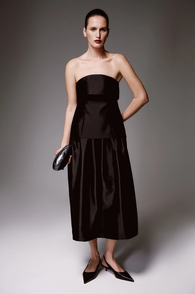 Топ бандо со съемными бретелями