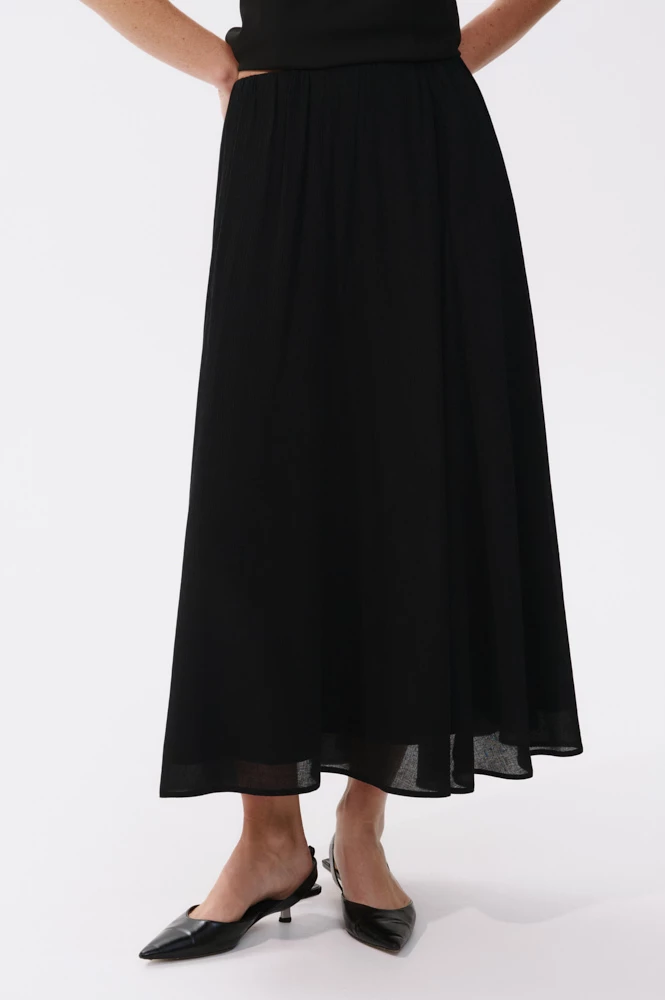 Юбка миди из итальянской фактурной вискозы