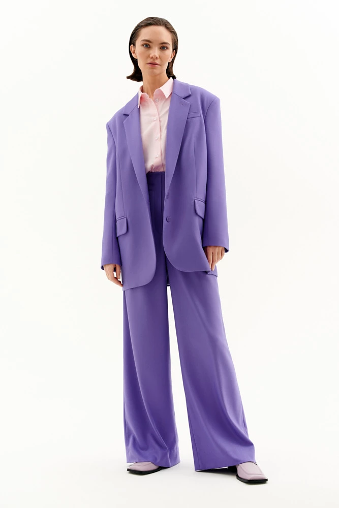 Жакет однобортный удлиненный