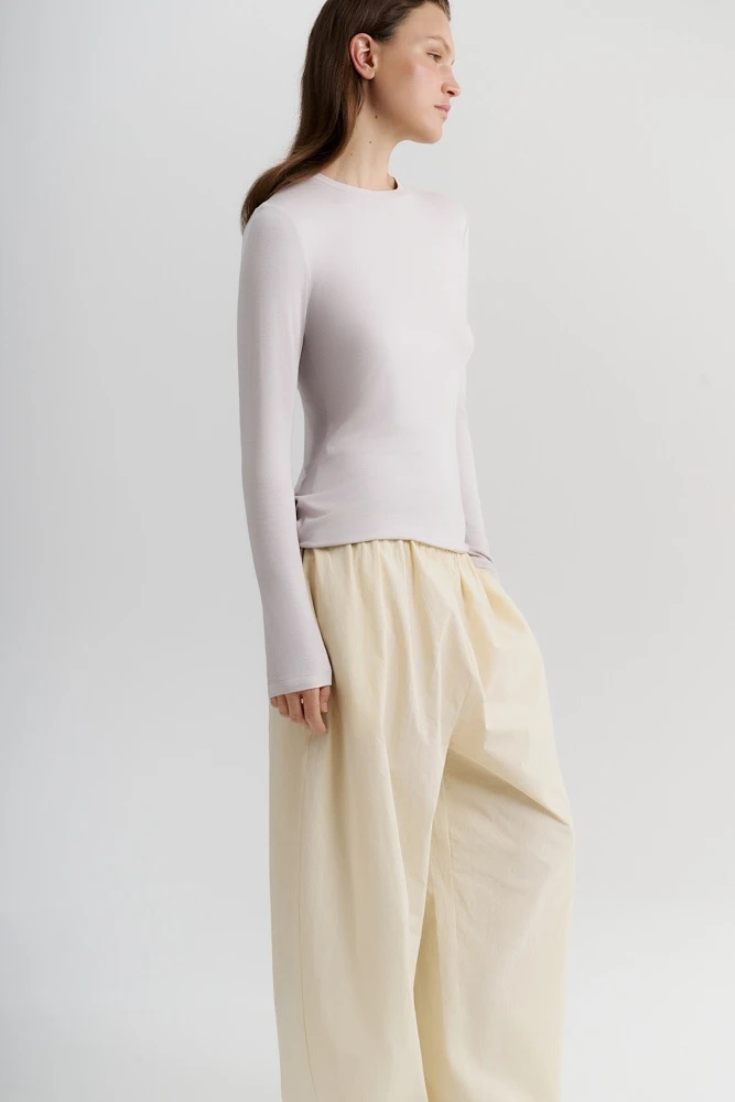 Лонгслив из нежного хлопка