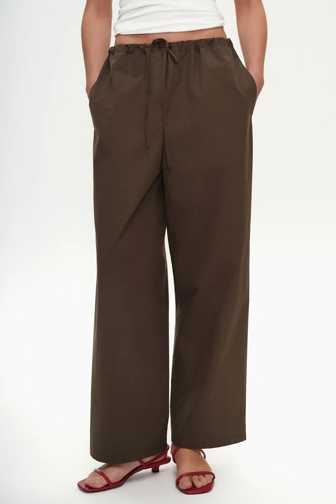 Брюки на кулиске из хлопка