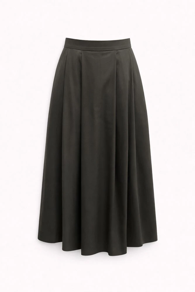 Юбка миди расклешенная