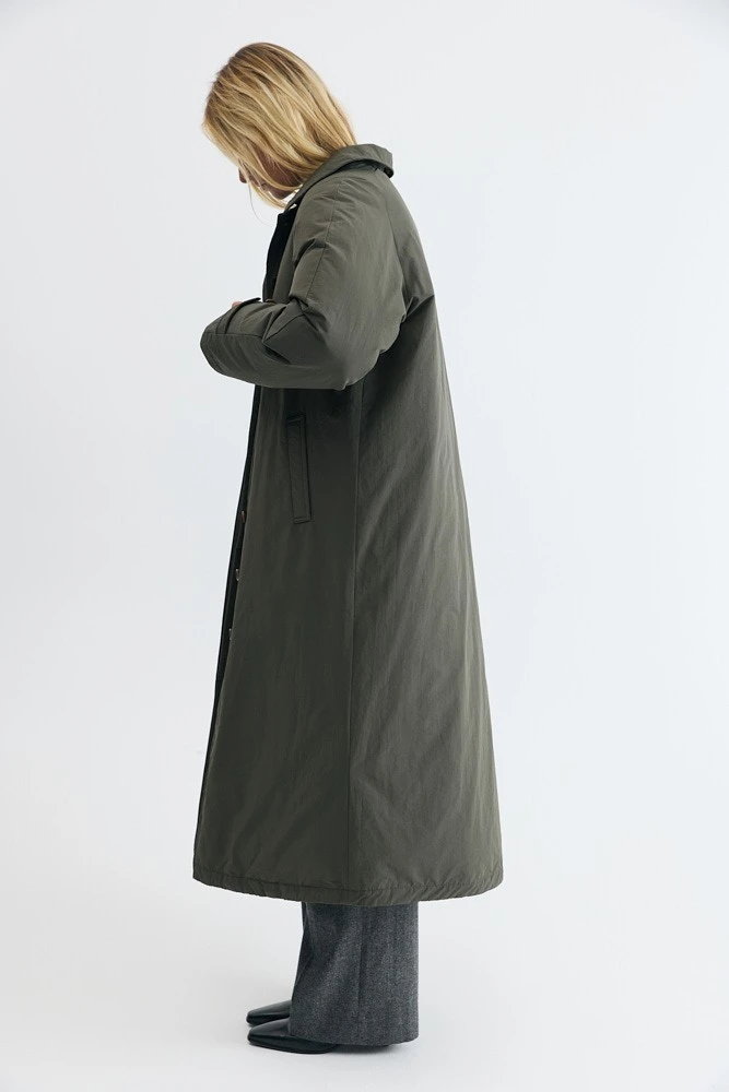 Пальто утепленное пуховое