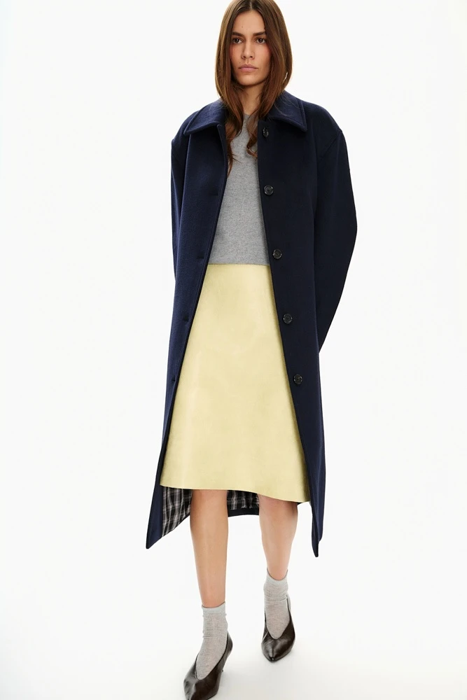 Юбка из экокожи