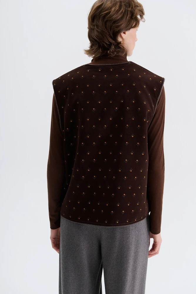 Жилетка двухсторонняя из шерсти