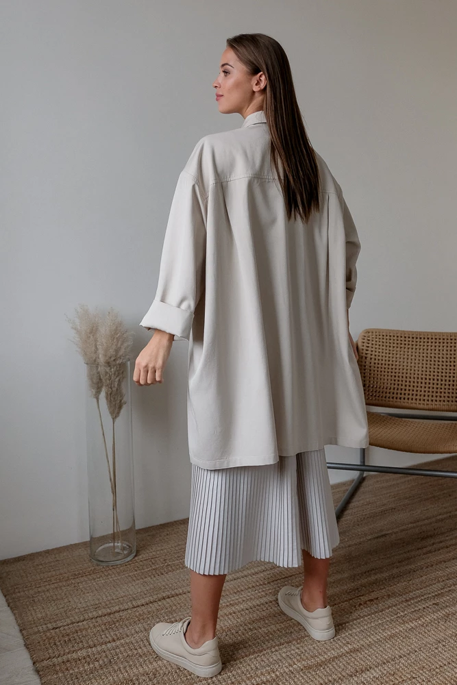 Рубашка оверсайз удлиненная