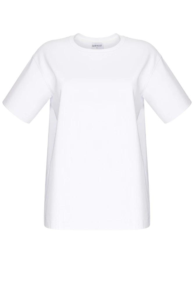 Футболка со смещённым плечевым швом