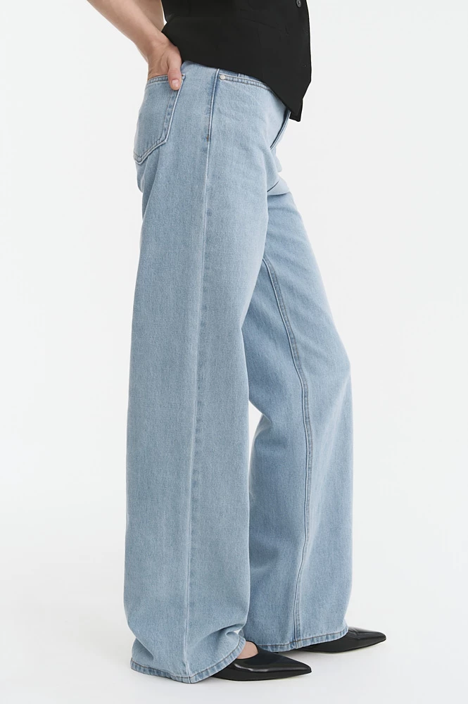 Джинсы широкие