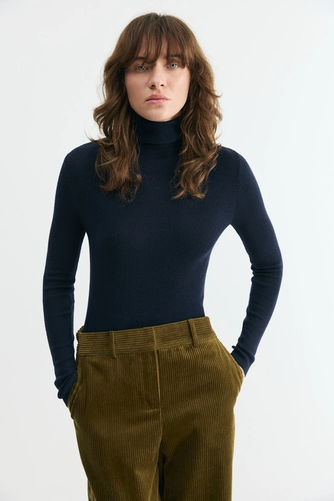 Водолазка вязаная с шерстью