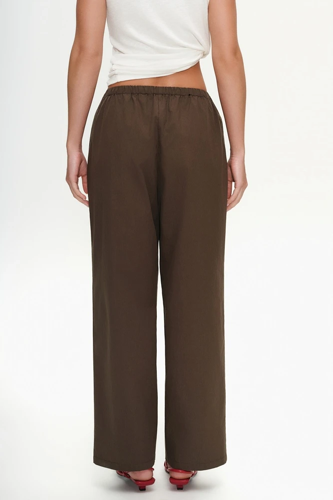 Брюки на кулиске из хлопка