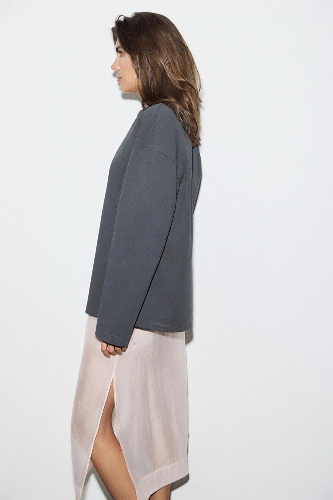 Лонгслив из хлопка