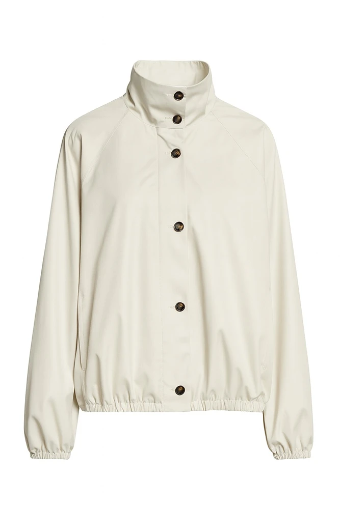 Куртка-бомбер с высоким воротником