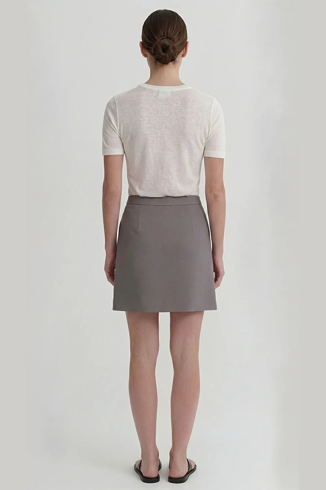 Юбка мини с молнией