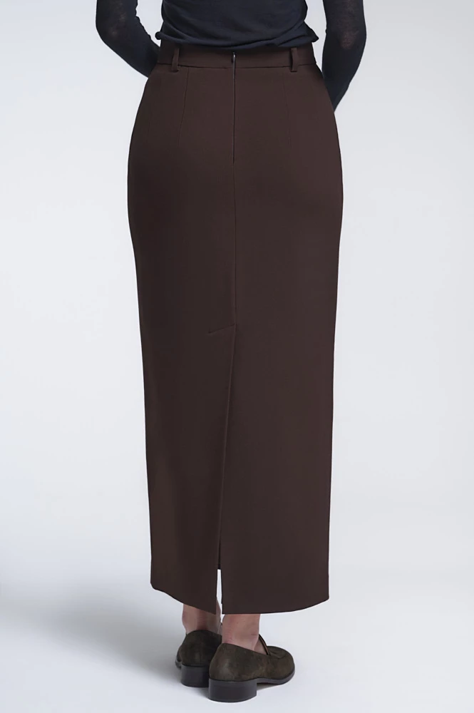 Юбка макси прямого силуэта